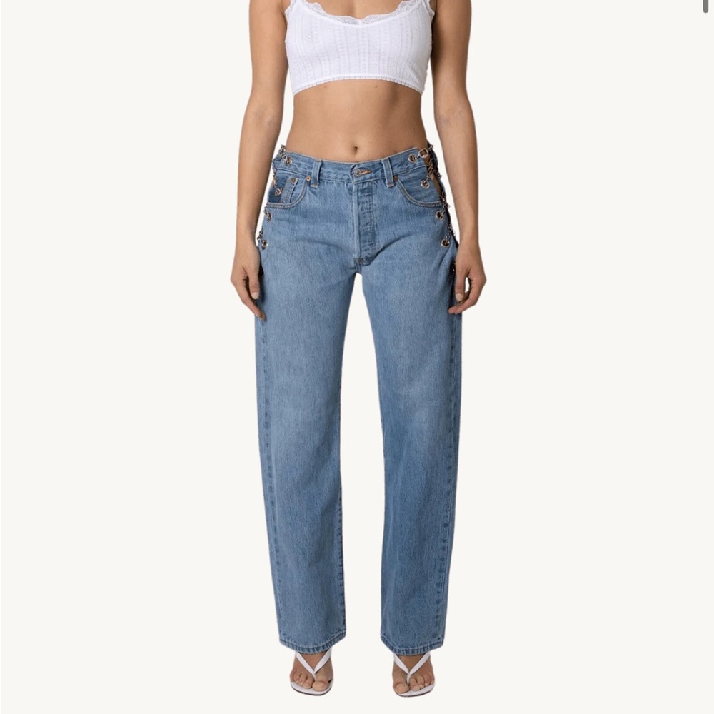 EB DENIM CHAIN PANT
